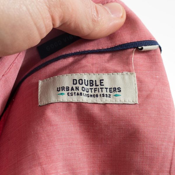 Μακρυμάνικο Πουκάμισο Regular Fit Button Down Shirt DOUBLE GS-462 Ροζ