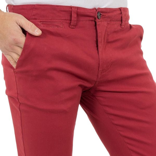 Παντελόνι Chinos Pants DOUBLE CP-217 Κόκκινο