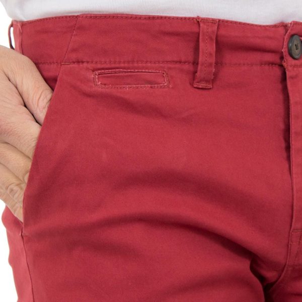 Παντελόνι Chinos Pants DOUBLE CP-217 Κόκκινο