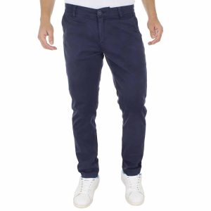 Chinos Παντελόνι DAMAGED Jeans D53 Μπλε