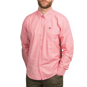 Ανδρικό πουκάμισο Double GS-442 Ροζ
