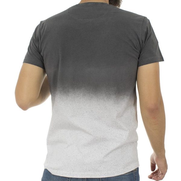 Κοντομάνικη Μπλούζα T-shirt Back2jeans B11A Ανθρακί