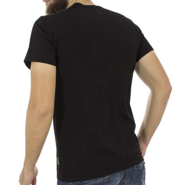 Κοντομάνικη Μπλούζα T-Shirt Back2jeans B1 Μαύρο