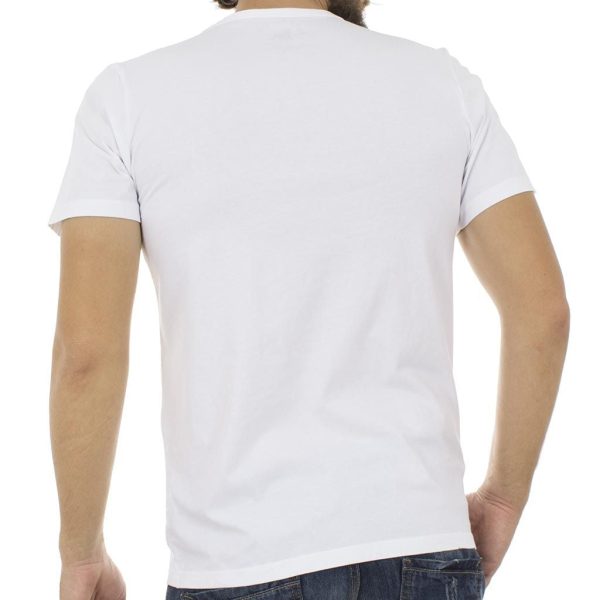 Κοντομάνικη Μπλούζα T-Shirt Back2jeans B1 Λευκό
