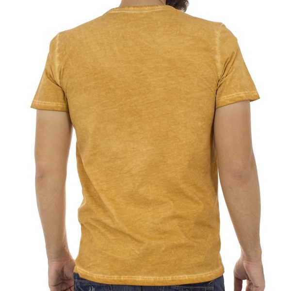 Κοντομάνικη Μπλούζα T-Shirt Back2jeans B13 Mustard
