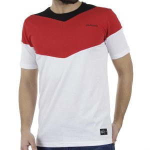 Κοντομάνικη Μπλούζα T-Shirt PONTEROSSO 19-1030 CORNER Κόκκινο