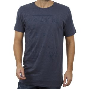 Κοντομάνικη Μπλούζα T-Shirt SCINN ST008 σκούρο Μπλε