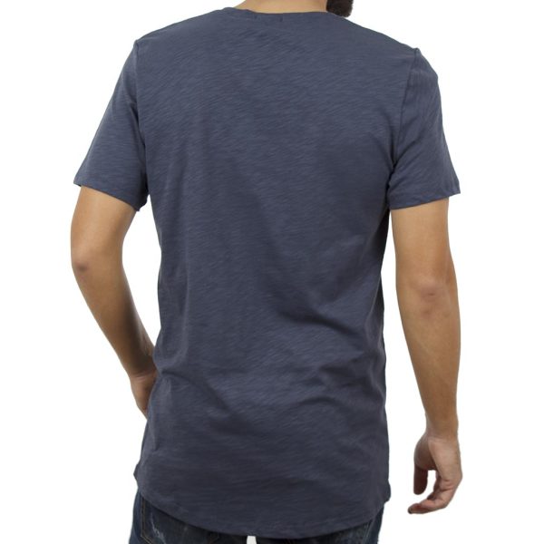 Κοντομάνικη Μπλούζα T-Shirt SCINN ST008 σκούρο Μπλε